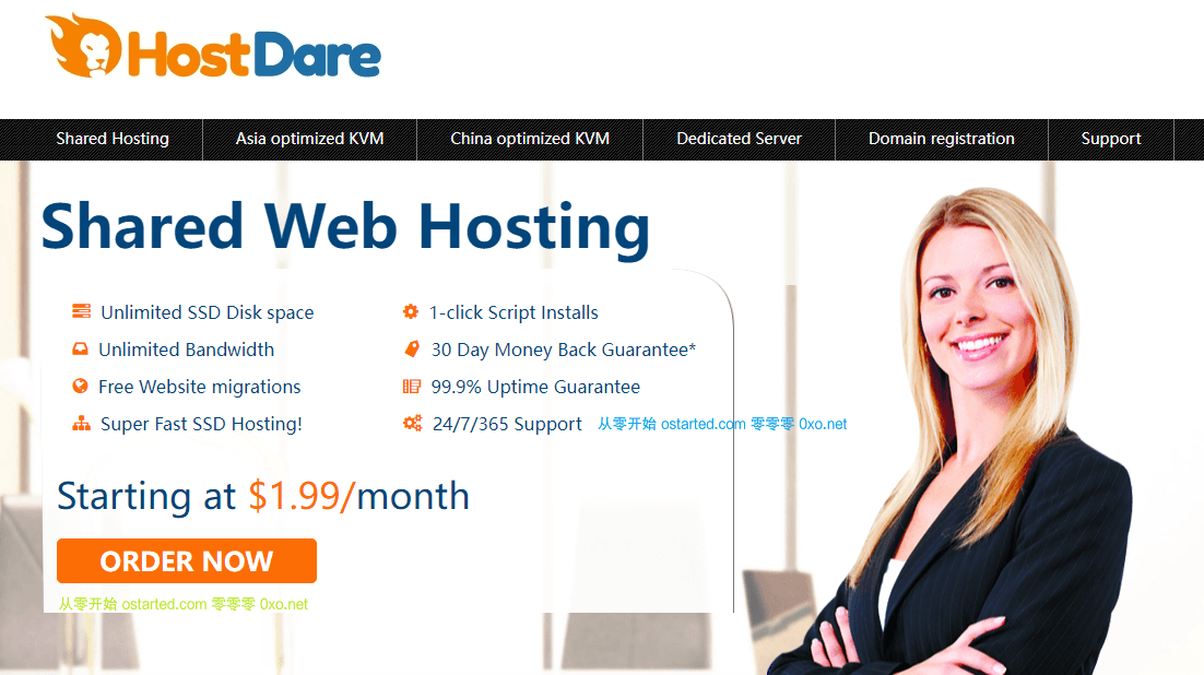 HostDare 美国VPS 黑五 BlackFriday 优惠 CKVM 套餐 85折 - 第1张图片 | 細水長流 HostDare 美国VPS 黑五 BlackFriday 优惠 CKVM 套餐 85折 - 第1张图片