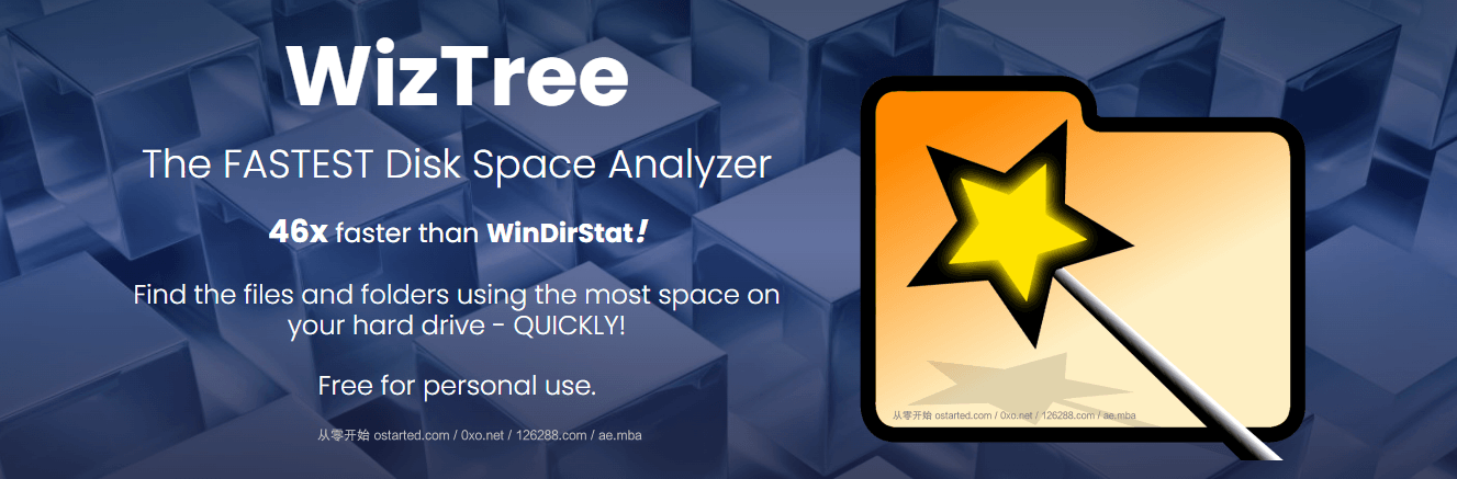 WizTree - 免费 Windows 查找大文件 硬盘空间清理神器 - 第1张图片 | 細水長流 WizTree - 免费 Windows 查找大文件 硬盘空间清理神器 - 第1张图片