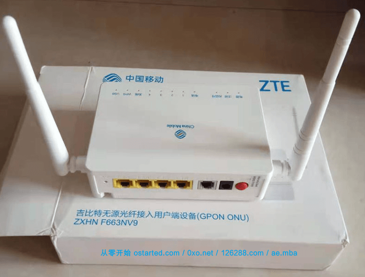 中兴移动 F663N 光猫拨号开启 WIFI - 第1张图片 | 細水長流 中兴移动 F663N 光猫拨号开启 WIFI - 第1张图片