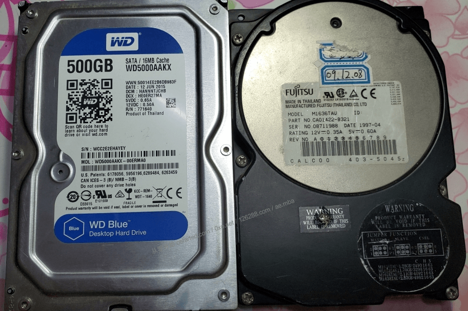 1996 年日本富士通 1.28GB 硬盘拆解 拆机 - 第8张图片 | 細水長流 1996 年日本富士通 1.28GB 硬盘拆解 拆机 - 第8张图片
