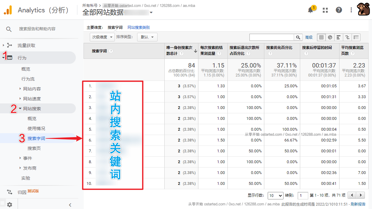 利用 GA 谷歌分析 Google Analytics 追踪 WordPress 站内搜索关键词 - 第3张图片 | 細水長流 利用 GA 谷歌分析 Google Analytics 追踪 WordPress 站内搜索关键词 - 第3张图片