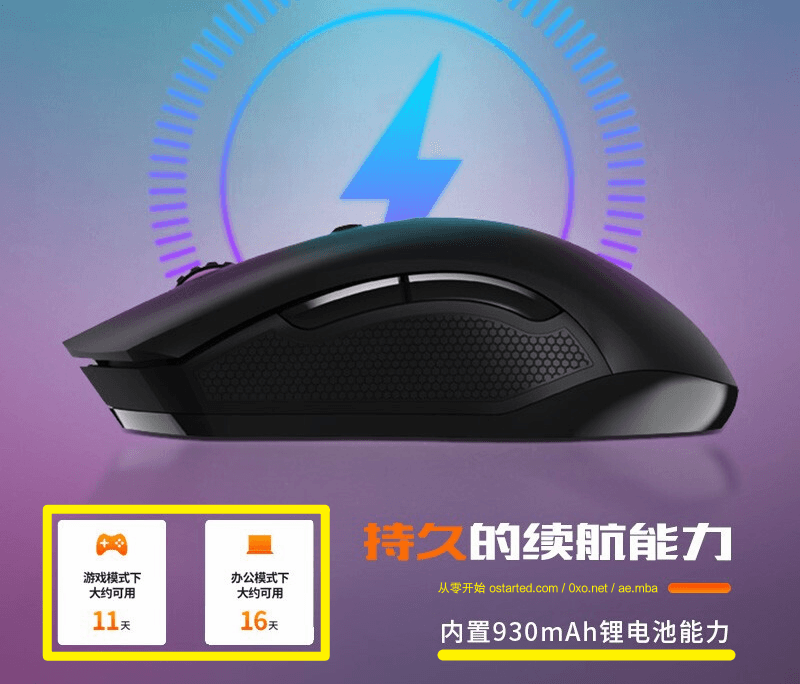 达尔优(dareu) 牧马人潮流版 EM905PRO 双模无线游戏鼠标 拆解&剪灯 - 第3张图片 | 細水長流 达尔优(dareu) 牧马人潮流版 EM905PRO 双模无线游戏鼠标 拆解&剪灯 - 第3张图片