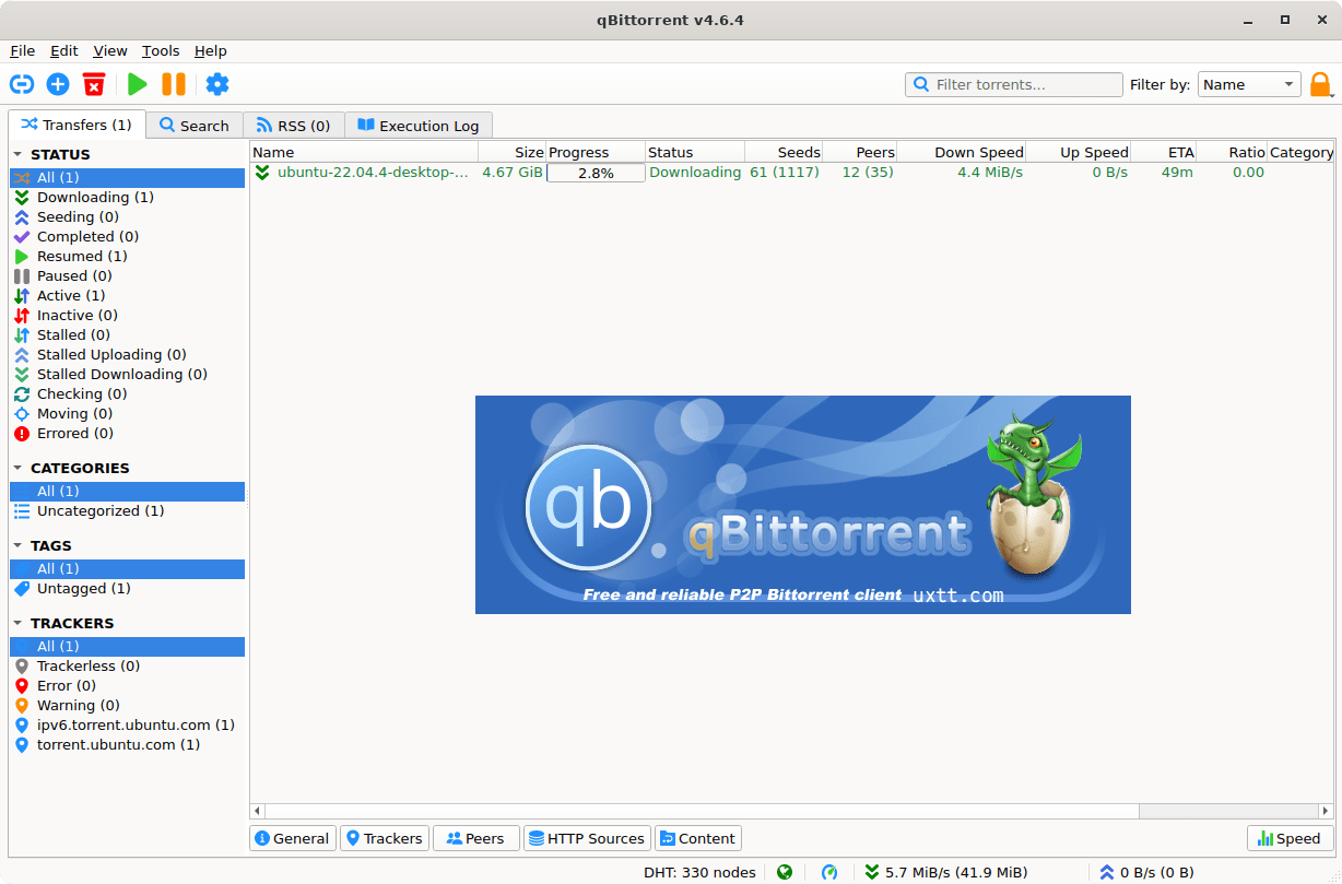 磁力BT种子下载工具qBittorrent EE增强版下载 - 第1张图片 | 細水長流 磁力BT种子下载工具qBittorrent EE增强版下载 - 第1张图片