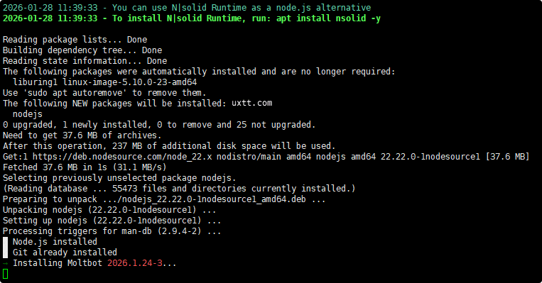 闲置VPS部署Moltbot(Clawdbot) - 第2张图片 | 細水長流 闲置VPS部署Moltbot(Clawdbot) - 第2张图片