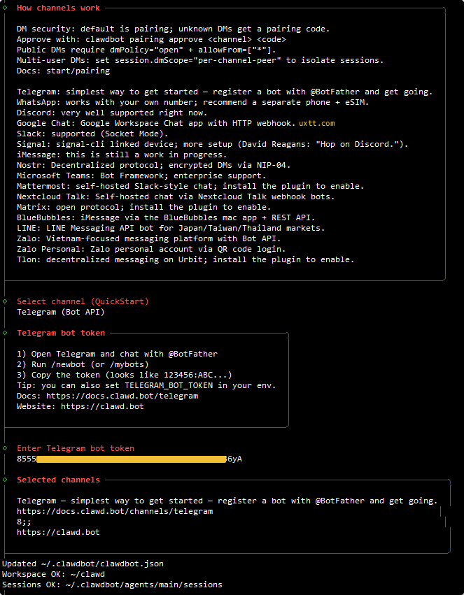 闲置VPS部署Moltbot(Clawdbot) - 第5张图片 | 細水長流 闲置VPS部署Moltbot(Clawdbot) - 第5张图片